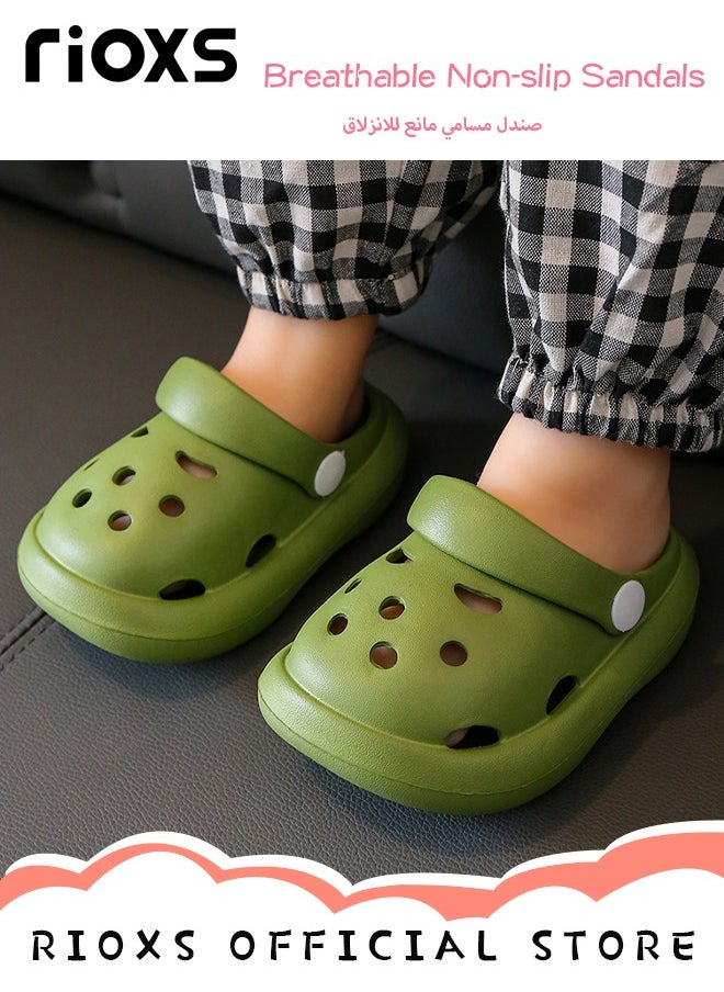 Kids Lightweight Classic Crocs with Supportive Strap, Breathable Non-slip Clogs, Anti-Slip Outdoor Beach Slippers, Cushioned Thick Sole Slippers, Perfect for All Seasons and Occasions - pzsku/ZDFED735732D489FCD395Z/45/_/1730794489/8e765d29-9953-4e7c-a405-3f2142d9f679
