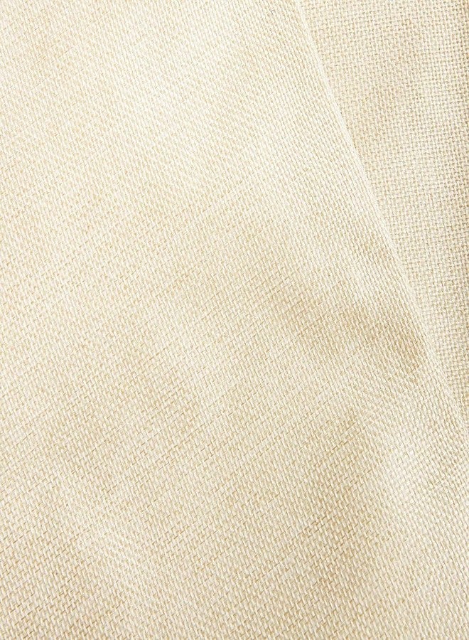 Juvale Canvas Covers for Throw Pillows - 17 x 17 in, Cream, Pack of 4, Cotton - Hidden Zipper & Customizable Cases for Couch Pillows & Embroidery Blanks - Image 5