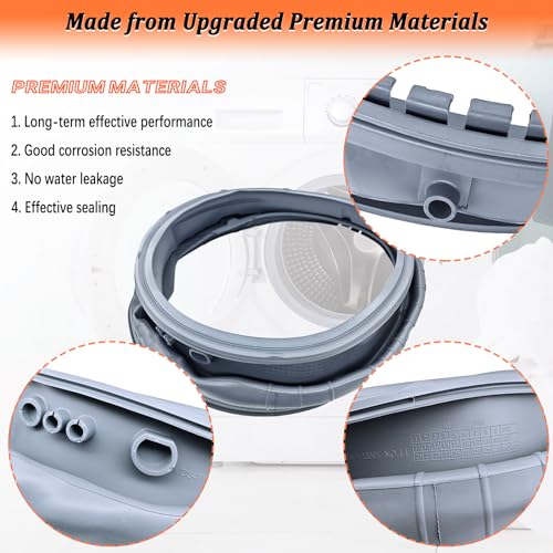EfenaLife Upgraded MDS47123619 Washer Door Boot Seal, Washing Machine Door Gasket Replaces AP6236842, AGF75223080, PS12081606 - Image 4