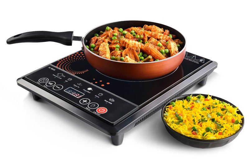 Usha Cook Joy (3616) 1600-Watt Induction Cooktop (Black), Sealed, 1 Burner - Image 2