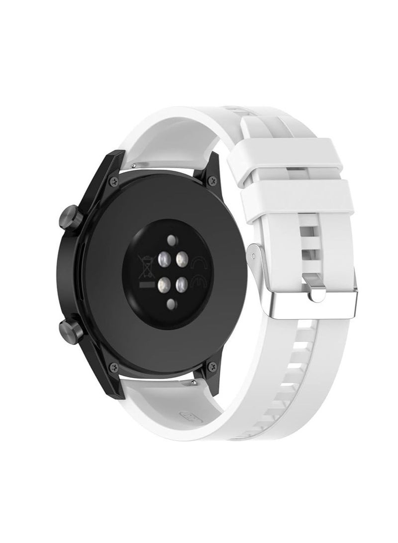 Silicone Band 22MM Strap For Samsung Galaxy Watch 3 45mm/Watch 46mm/Gear S3/For Huawei watch GT4 GT3 46MM/Watch 3&4/3&4 Pro/GT2E/GT2 Pro/GT GT2 46MM/Amazfit GTR 4/3/3 Pro/2/2e