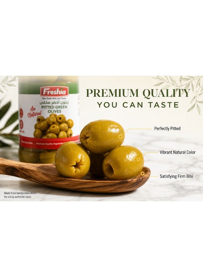 Freshia Pitted Green Olives 335g | Pit Removed Green Olives in Brine | Ready-to-Eat for Salads, Cooking & Snacking | Mediterranean Diet Friendly | Vegan, Gluten-Free - Image 5