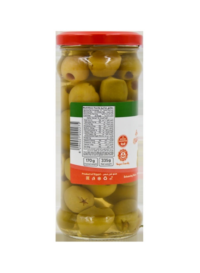 Freshia Pitted Green Olives 335g | Pit Removed Green Olives in Brine | Ready-to-Eat for Salads, Cooking & Snacking | Mediterranean Diet Friendly | Vegan, Gluten-Free - Image 2