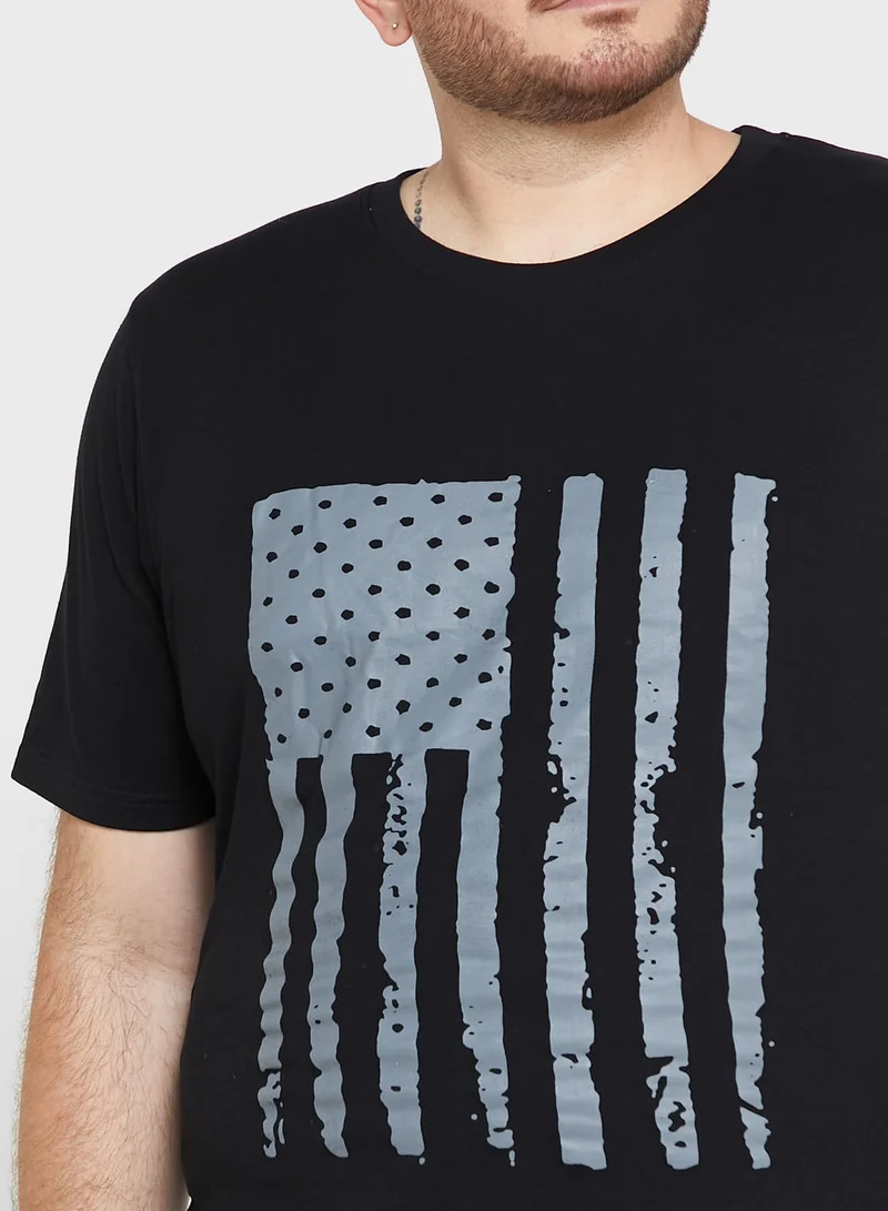 Seventy Five Plus Size Graphic T Shirt