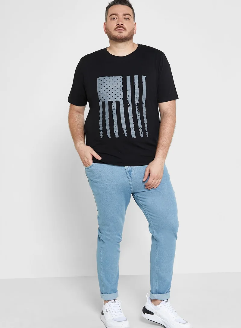 Seventy Five Plus Size Graphic T Shirt