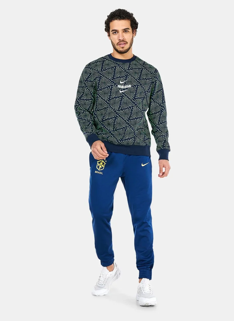 Nike Men's Nigeria Club Fleece Crew Sweatshirt