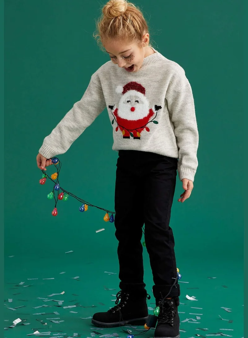 DeFacto Newyear Themed Long Sleeve Jumper