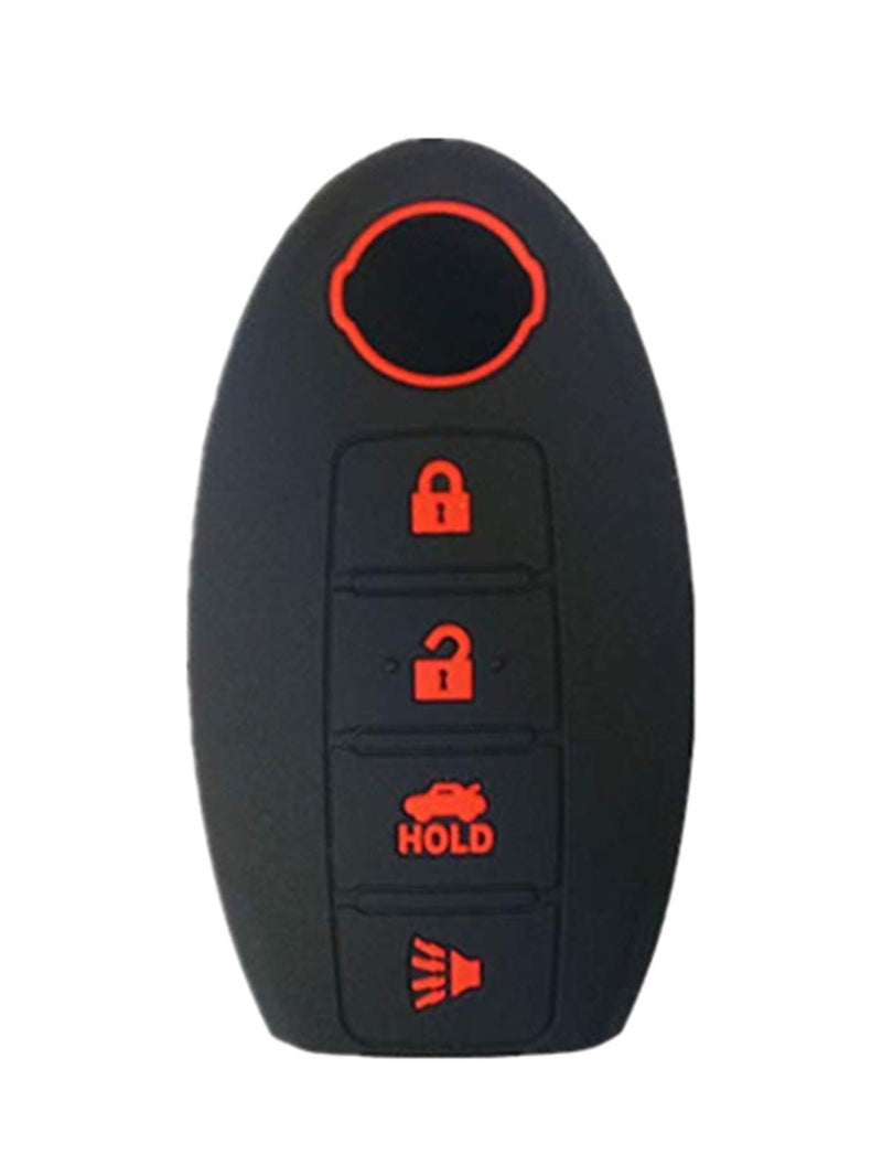 KAWIHEN Silicone 4 Buttons Keyless Entry Smart Remote Key Fob Cover Compatible with for 350Z 370Z Altima Armada GT-R Leaf Pathfinder Rogue Sentra Maxima Murano Versa CWTWB1U840 285E3-3SG0D - Image 5