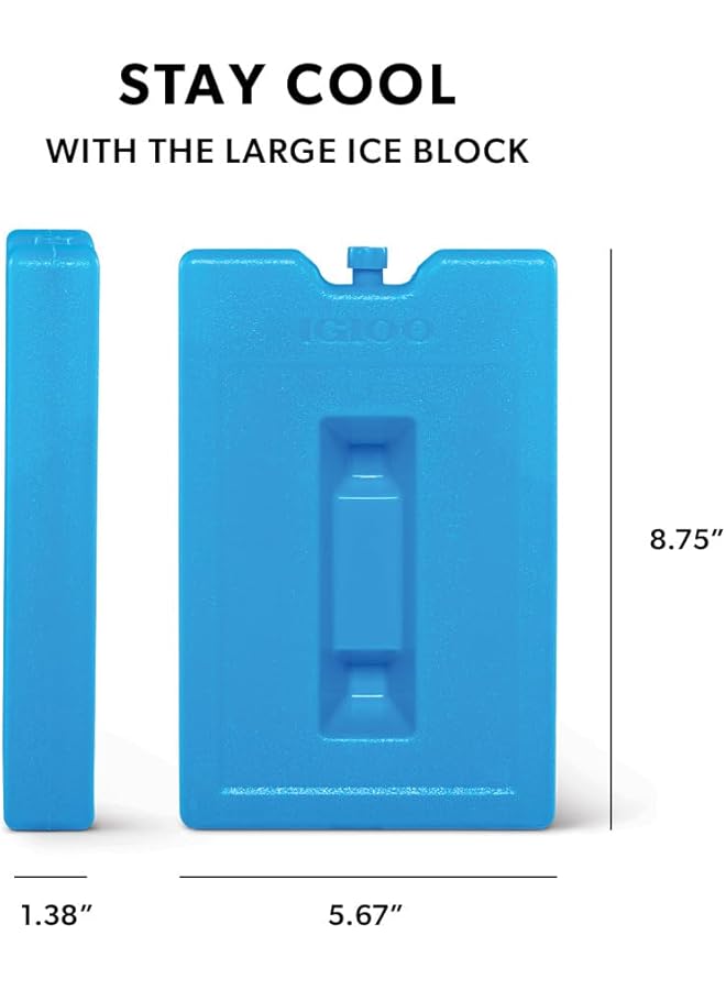 Igloo Maxcold Ice Blocks Reusable Ice packs for Coolers Freezer Pack Cold Packs for Coolers Long lasting Ice Blocks - Image 2