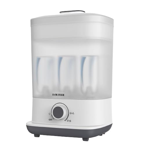 HAUTURE Bottle Sterilizer and Dryer, Esterilizador De Biberones, One-Dial Control Steam Baby Bottle Sterilizer for Baby Stuffs, Bottles & Breast Pump Accessories - Image 1
