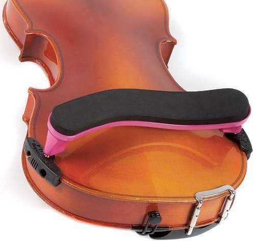 Everest ES4HPI ES Series 4/4 Violin Adjustable Shoulder Rest - Pink - Image 5