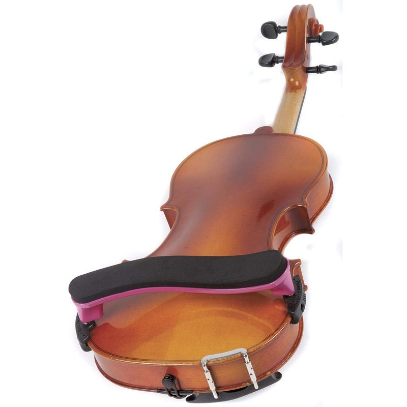 Everest ES4HPI ES Series 4/4 Violin Adjustable Shoulder Rest - Pink - Image 2