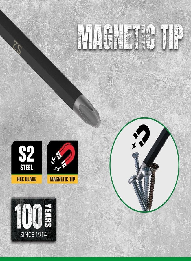 SK 6-Piece Heavy Duty Screwdriver Set, Demolition Driver, Slotted and Phillips, S2 Steel, SureGrip Handle - Image 4