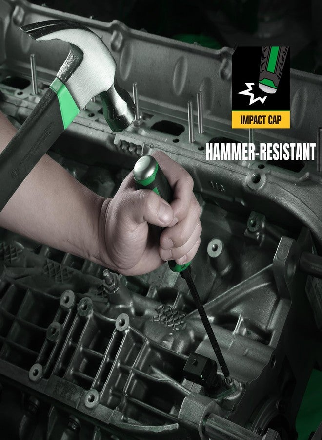 SK 6-Piece Heavy Duty Screwdriver Set, Demolition Driver, Slotted and Phillips, S2 Steel, SureGrip Handle - Image 5