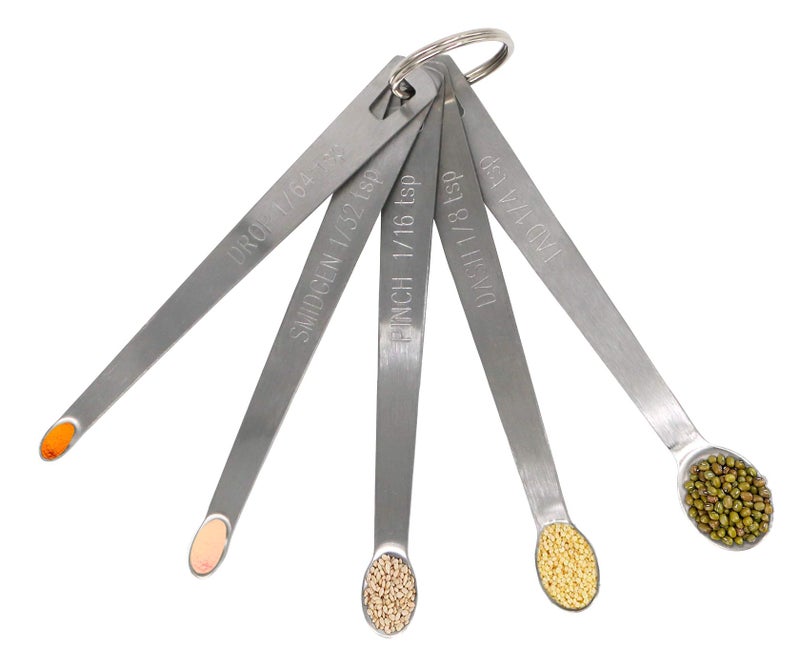 BERYLER 1Pack Mini Measuring Spoons Set, Heavy Duty Stainless Steel Teaspoon for Cooking and Baking, Suitable for Small Amount of Dry or Liquid Ingredients and Spices - Image 1