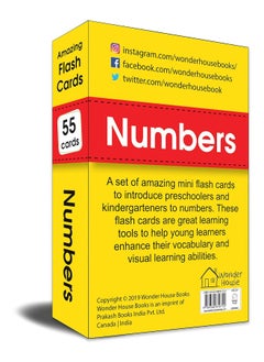 Amazing Flash Cards Numbers: Early Development OF Preschool Toddler (55 Cards)  - Image 2