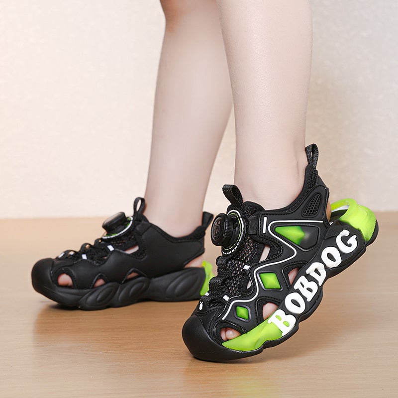 Babu Bean New Summer 2024 Anti-Peep Toe Children'S Sandals Classic Tow-Free Baby Sandals Cool Cool Children'S Sandals - Image 2