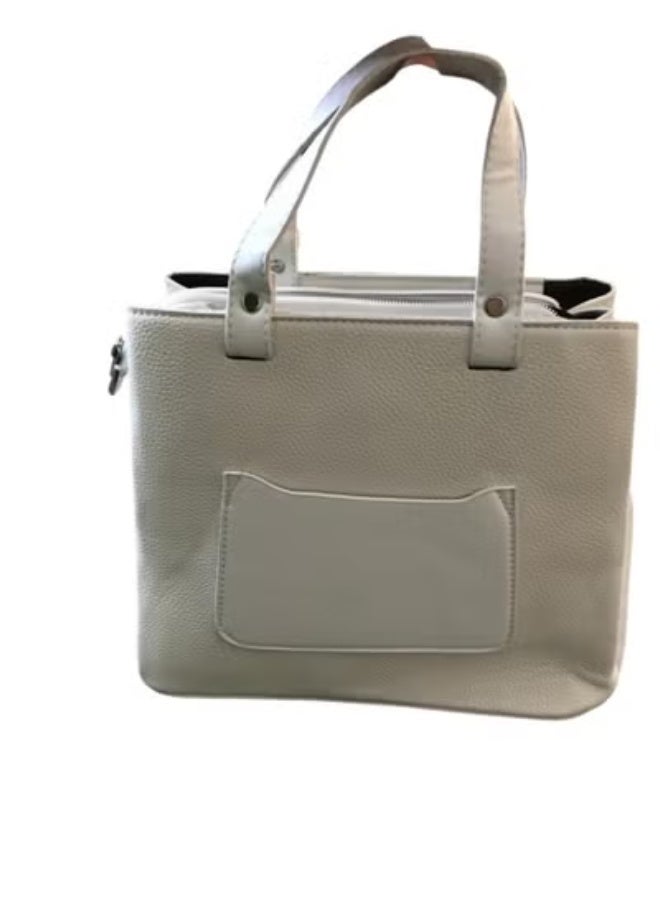 شنطة جلد صناعي كلاسيك – كروس وهاند بـ 3 فتحات - Image 3