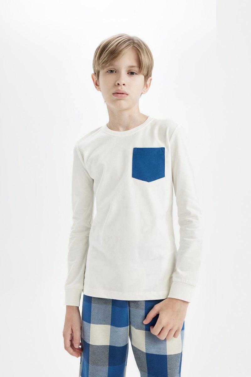 ديفاكتو طقم بيجاما ولادي قصة عادية - قطعتين - Image 4