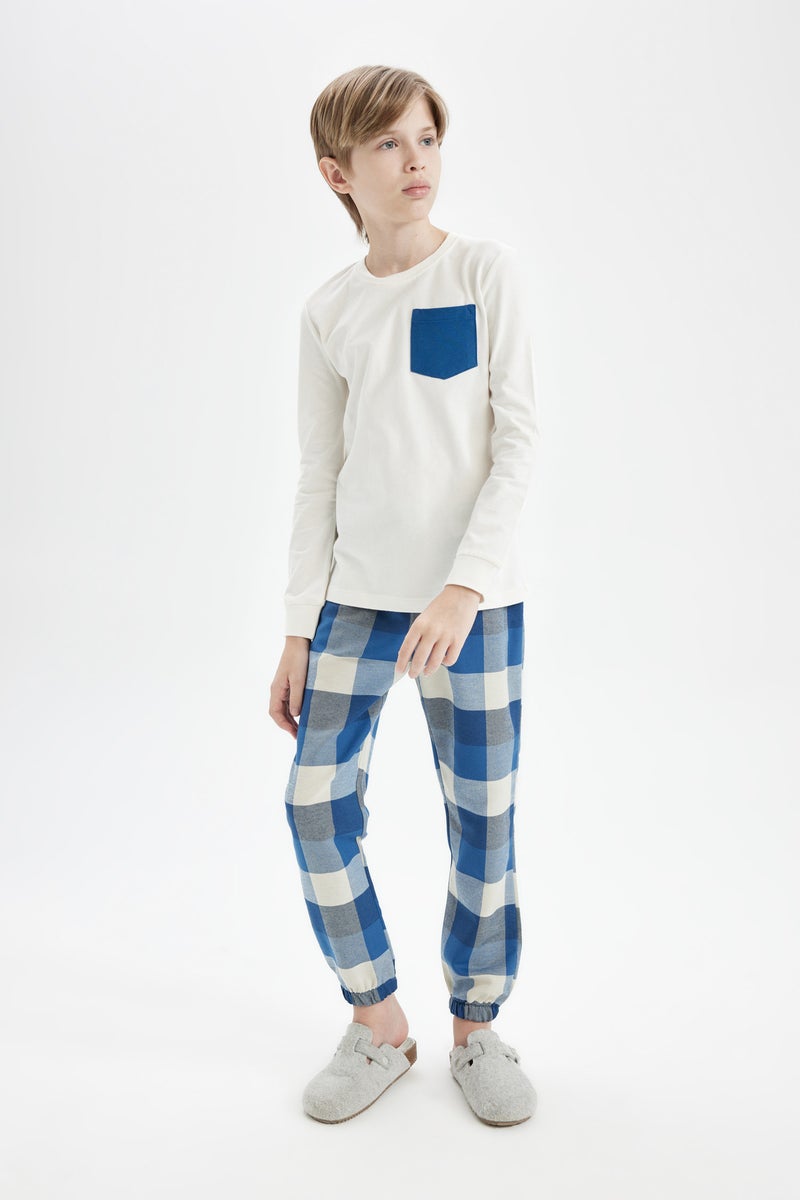 ديفاكتو طقم بيجاما ولادي قصة عادية - قطعتين - Image 1