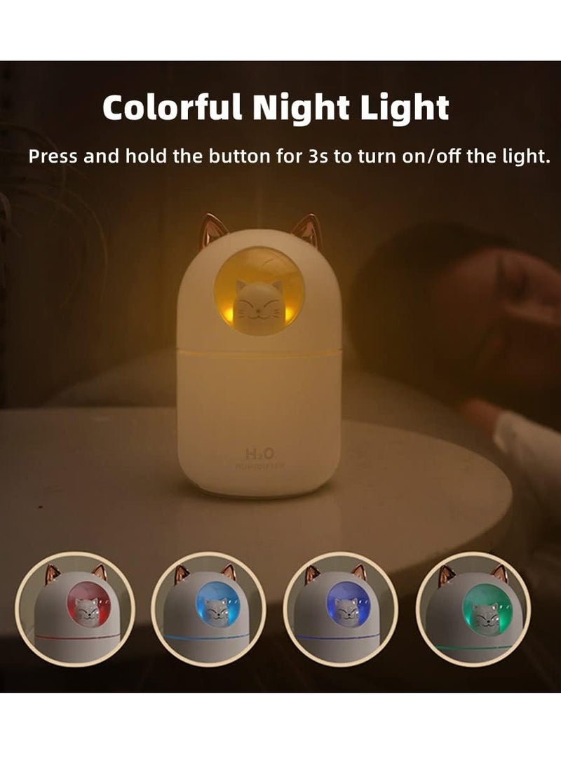 ONLYMAY Small Humidifiers for Bedroom - 300ml Car Diffuser USB Mini Humidifier  Essential Oil Diffuser Cool Mist Air Refresher for Car Office Bedroom Home - Image 2