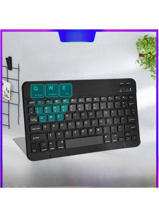 Bluetooth Keyboard For Ipad Huawei Mobile Phone Tablet Mute Wonderful Control Wireless Charging Mouse Suit-Color:7 Inch Dual-mode Mouse-Product Type:Yellow (Send Data Line) - Image 2