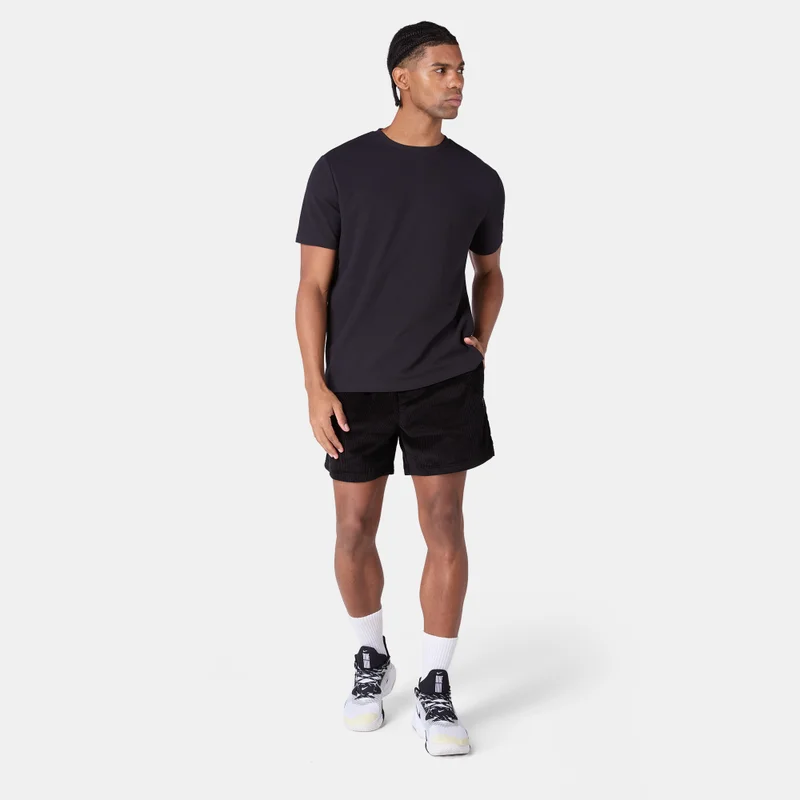 NEW ERA Black Men's Cord Shorts for Men | Best Price UAE