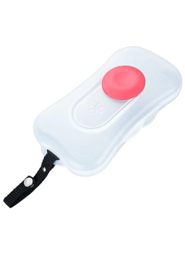 Goolsky - Portable Wipes Dispenser Wet Tissue Box Water Wipes for Towel Dispenser Baby Dispenser Travel Wipe Container Trolley Wipe Container Wet Tissue Case Baby Wipes Travel Case Abs - Image 1