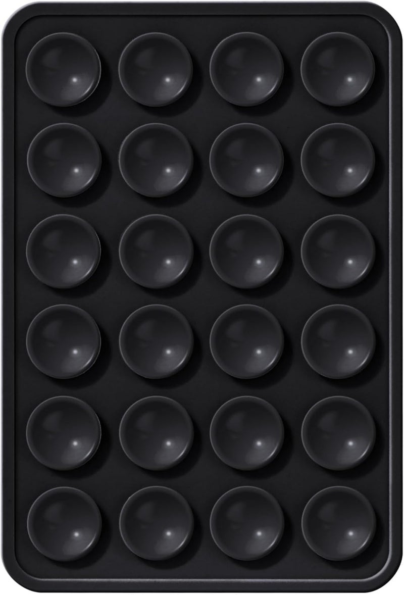 SKYCELL Suction Phone Case for Hands-Free Mobile Accessory Holder Grip, Video Phone Accessory Compatible Mirror, Shower-Black (Pack of-1) - Image 1