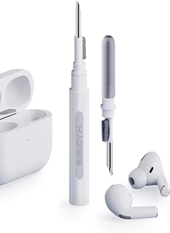 Hagibis AirPods Cleaning Kit, Cleaning Pen for Airpods, AirPods Cleaner, Airpods Cleaning Kit, Multi-Function, Compatible with Airpods 1/2 Airpods Pro Airpods 3