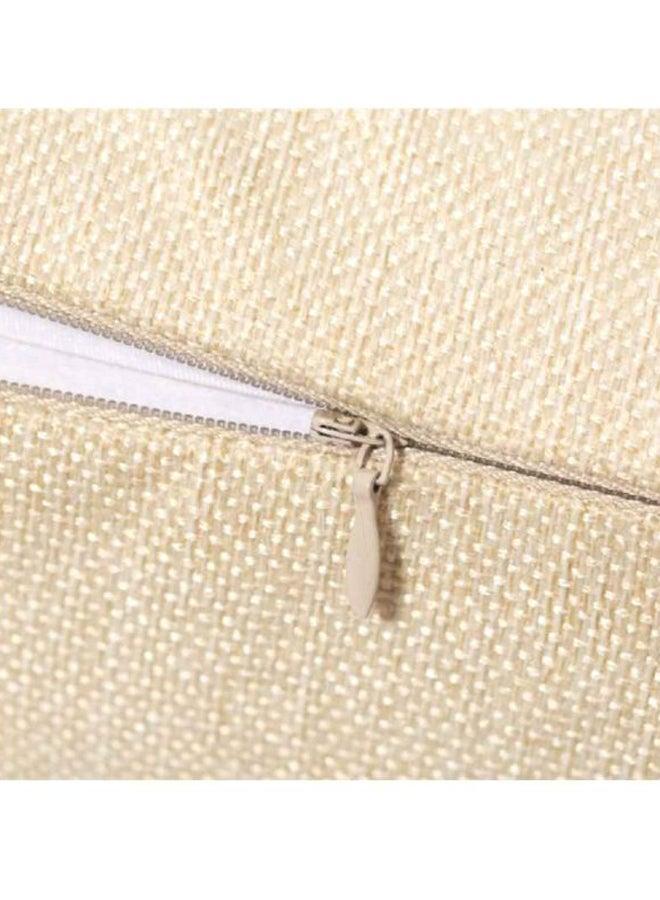 Sharpdo Zigzag Linen Pillowcase Combination Yellow/Grey/White 45x45x1cm - Image 3