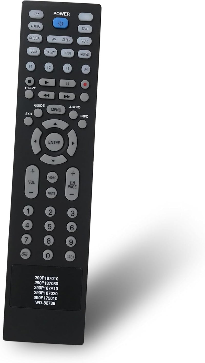 BOMAZ Replacement Remote Control for Mitsubishi TV LT-40151 WD-60735 WD-67037 WD-62530 WD-62531 WD-65736 WD-65731 WD-73742 - Image 1