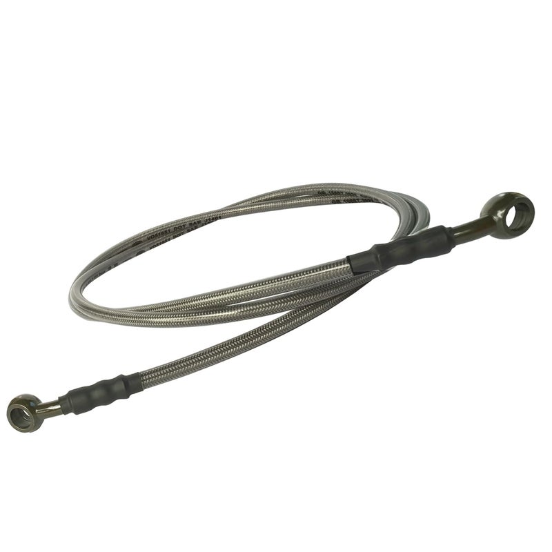Vanlison Braided Hydraulic Brake Hose Line Brake Cable Universal Brake Lines Compatible with Dirt Bike Softail ATV UTV Go Kart GY6 Scooter 10mm Banjo Ends M10 31.5" / 80cm - Image 4