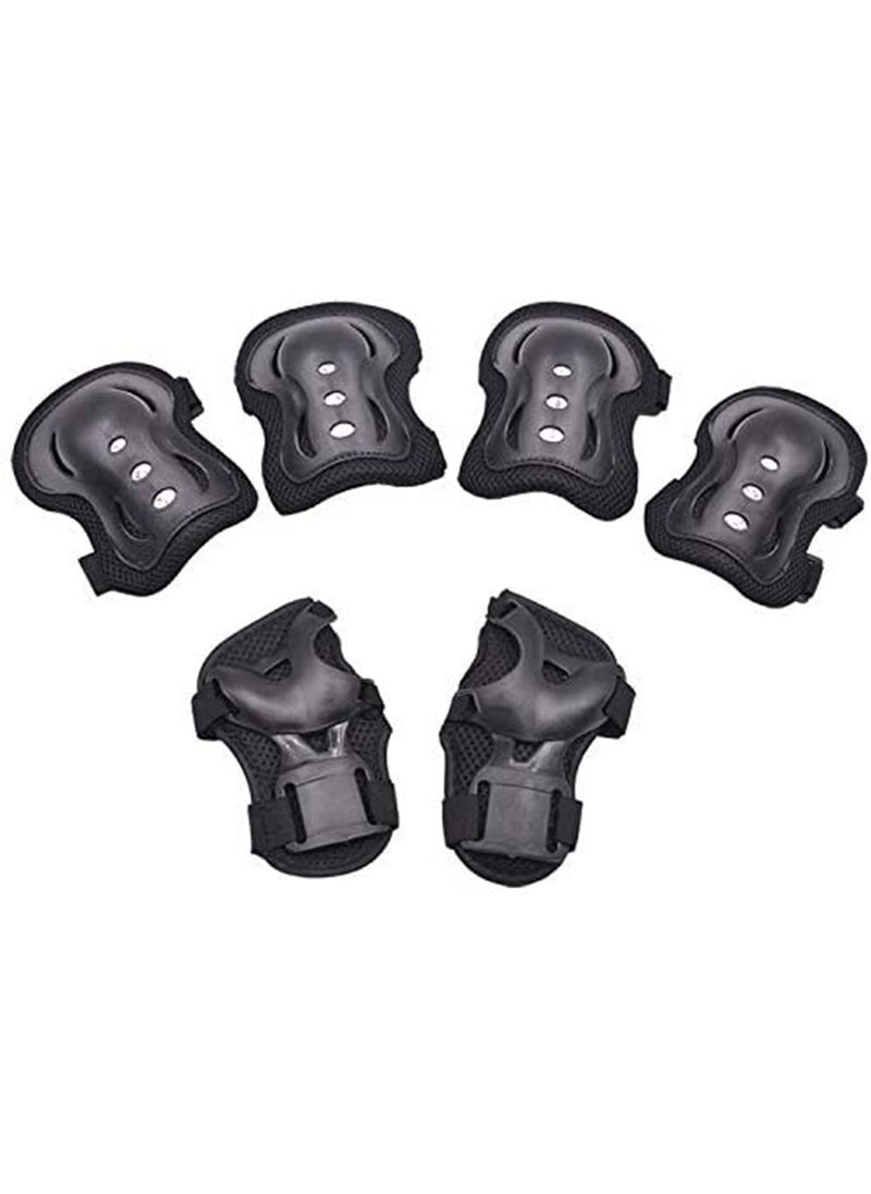 LIMOS Kids Helmet 7 in 1 , Adjustable Protections for Scooter Skateboard Roller Skating Cycling (Black)  - Image 2
