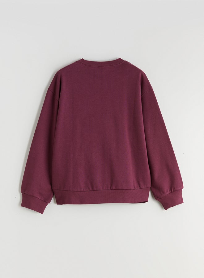 ال سي وايكيكي سويتر بناتي بياقة دائرية - Image 4