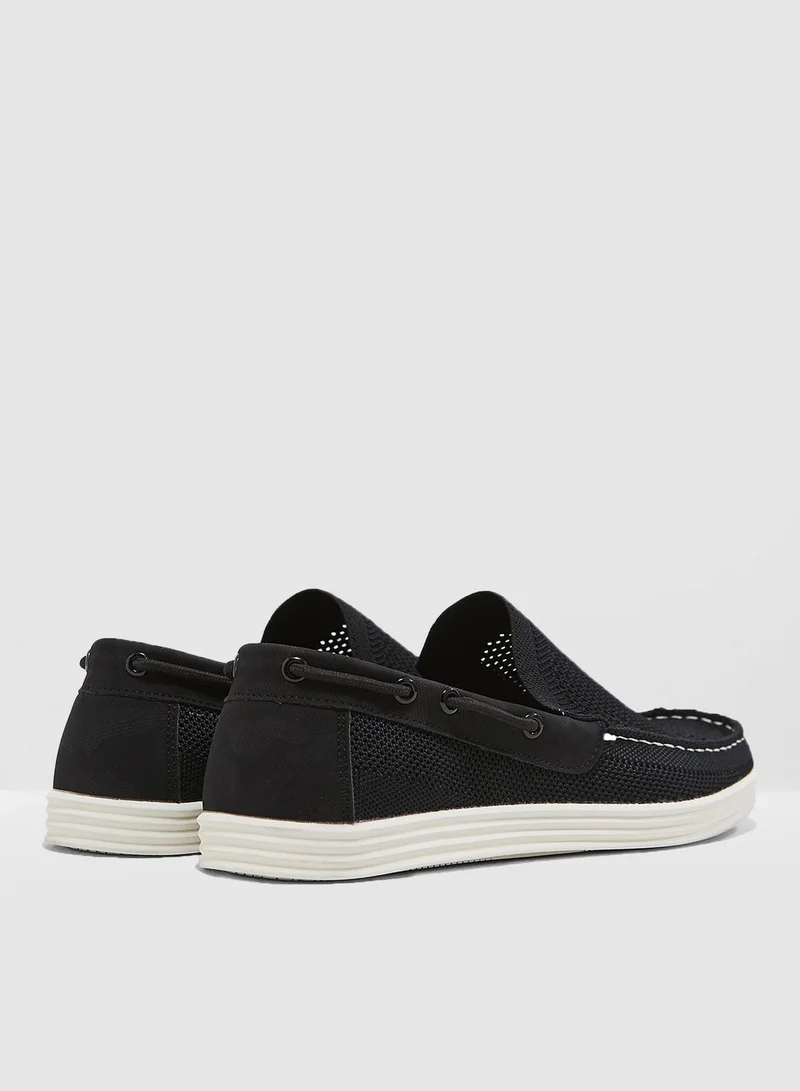 Seventy Five Knitted Casual Slip Ons