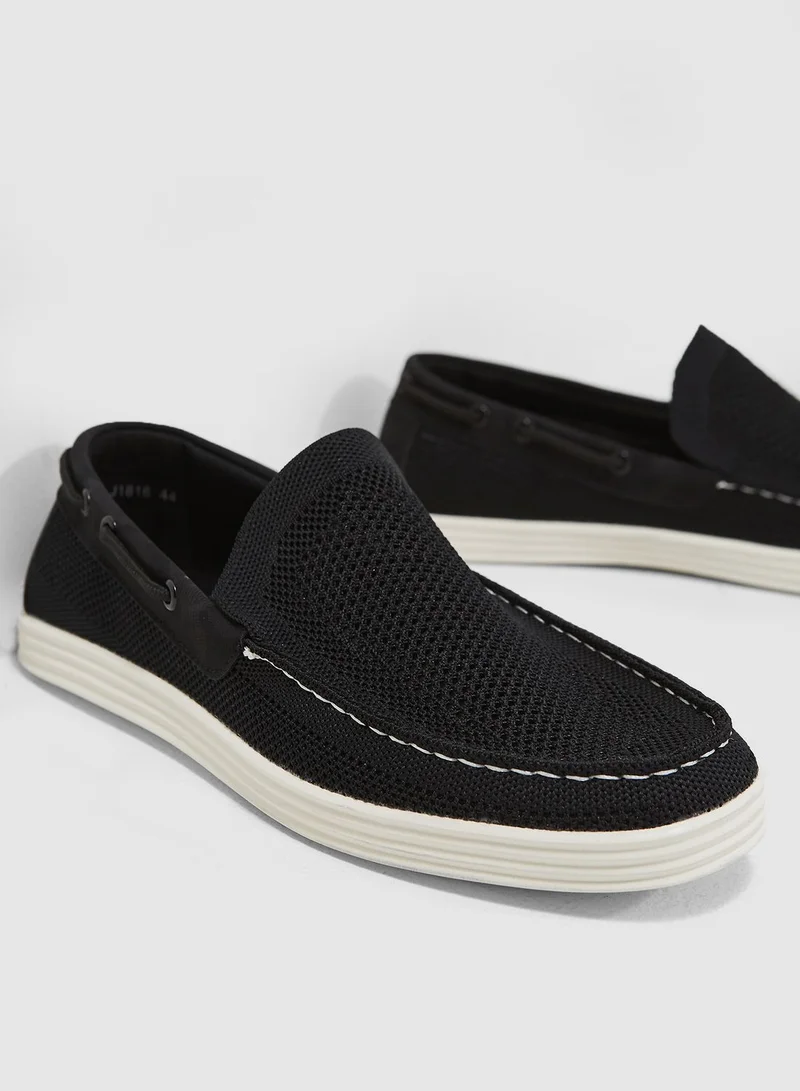 Seventy Five Knitted Casual Slip Ons