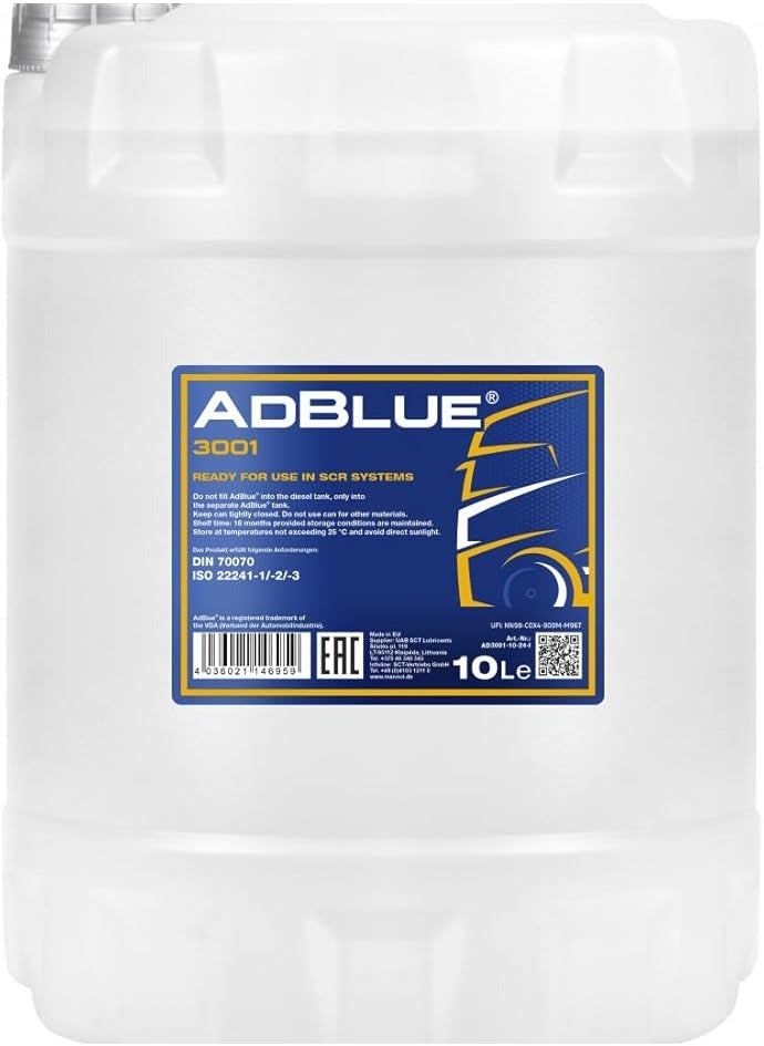 Generic H.T.E Ad Blue/Adblue Sct-Mannol 300110 Ltr Ready For Use In Scr Systems 