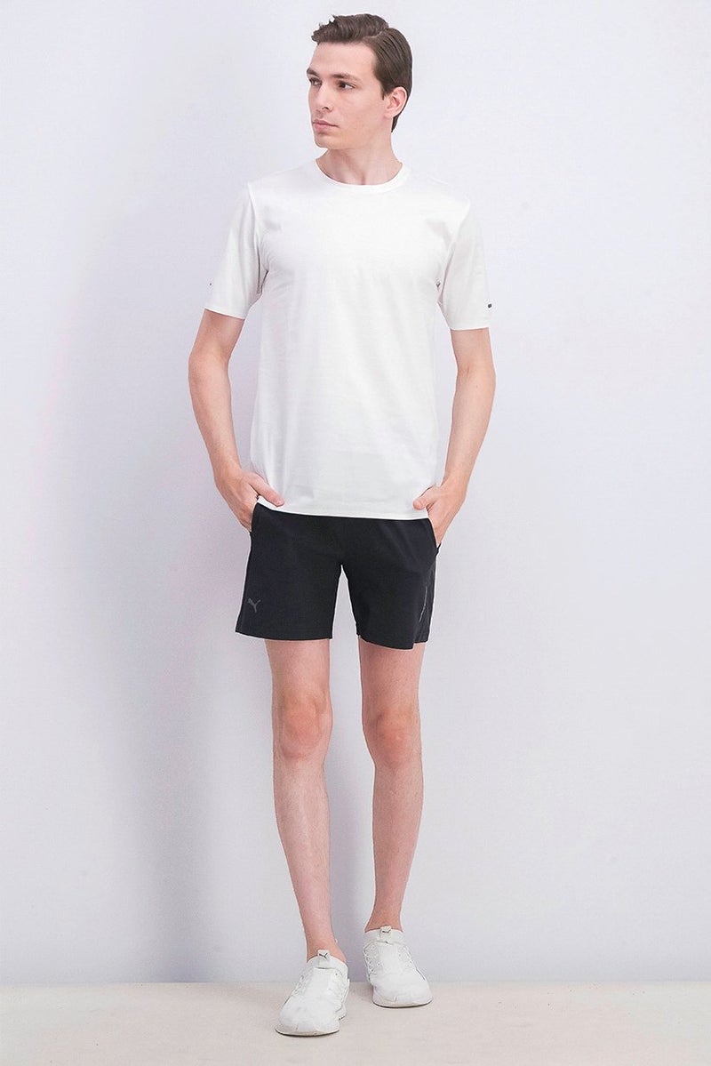 PUMA تي شيرت أساسي للرجال، أبيض - Image 2