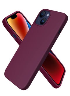 iPhone 14 Plus Silicone Case Military Grade Drop Protection Anti-Scratch Microfiber Lining Ultra Slim Thin Shockproof Protective Cover for iPhone 14 Plus 6.7 inch