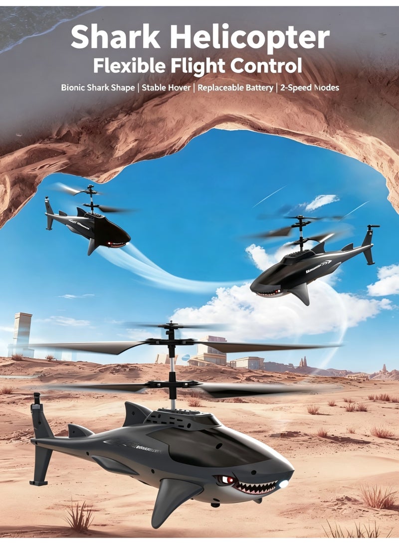Remote Control Helicopter, Outdoor/ Indoor Flying Helicopter Toys, RC Airplane for Teens Kids with LED Light, Birthday Gift - Image 3