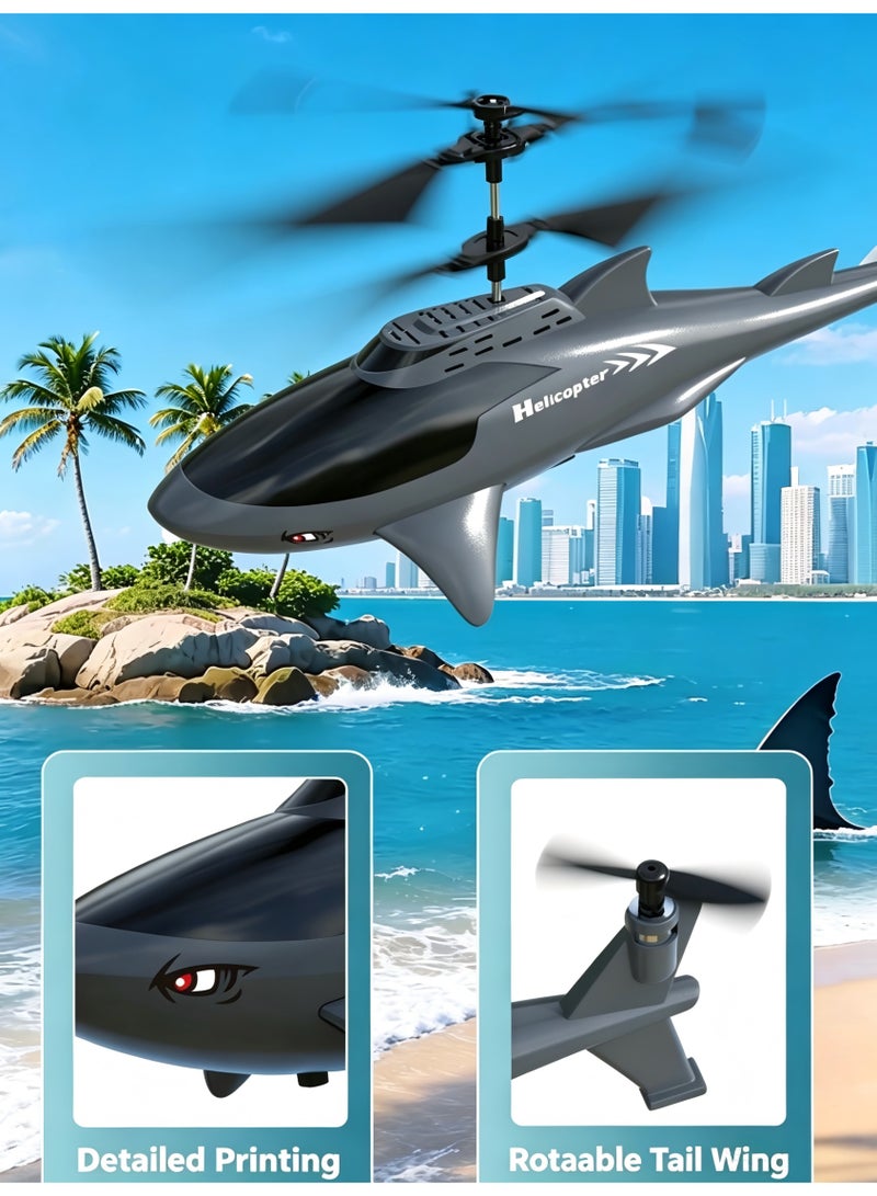 Remote Control Helicopter, Outdoor/ Indoor Flying Helicopter Toys, RC Airplane for Teens Kids with LED Light, Birthday Gift - Image 2