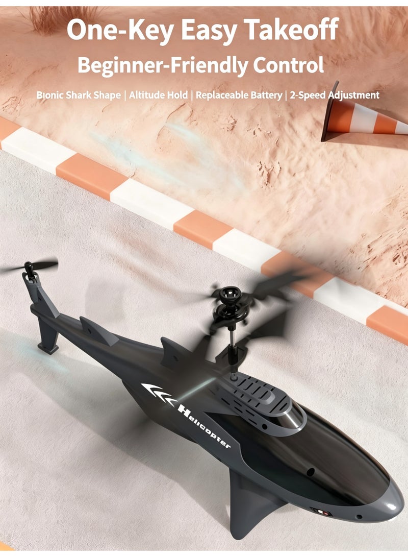 Remote Control Helicopter, Outdoor/ Indoor Flying Helicopter Toys, RC Airplane for Teens Kids with LED Light, Birthday Gift - Image 5