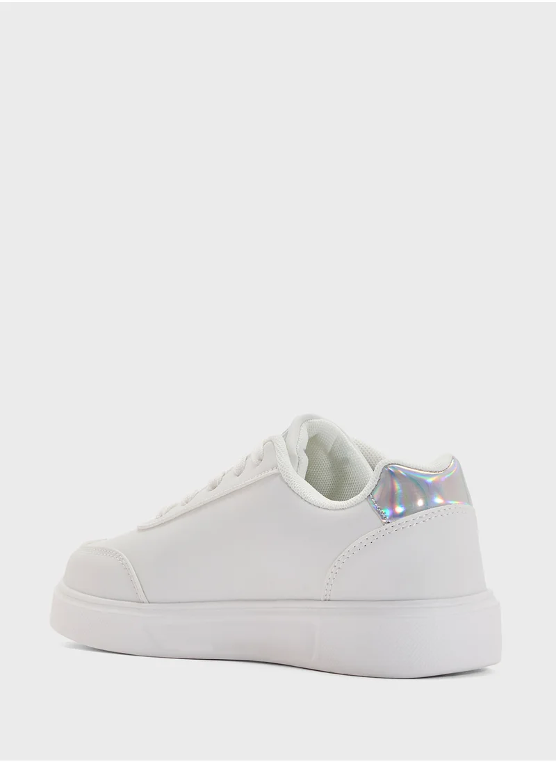 جينجر Lace Up Cupsole Sneaker