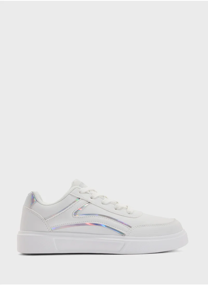 جينجر Lace Up Cupsole Sneaker
