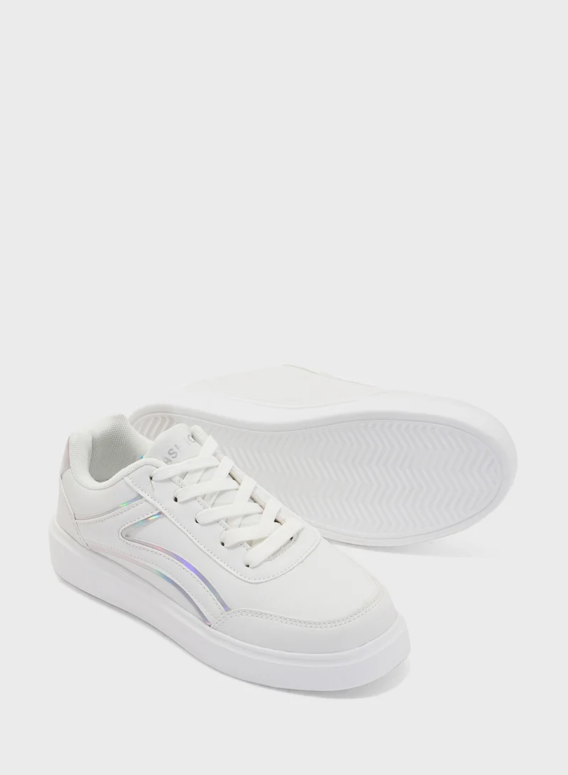 Ginger Lace Up Cupsole Sneaker
