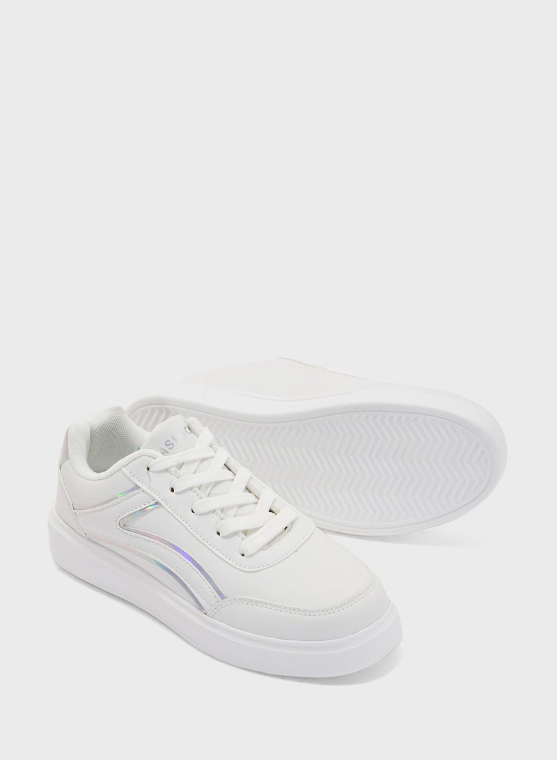 Ginger Lace Up Cupsole Sneaker  - Image 3