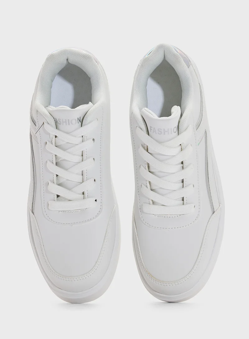 Ginger Lace Up Cupsole Sneaker