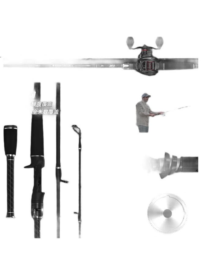 Kastking Spadix C Pe Ion Rod, Long-casting, For Largemouth B And Mandarin Fish, Micro Carbon Fiber Rod - Image 1