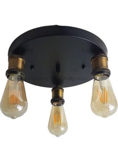 Riolight Retro, vintage, rustic 3XE27 Antique Metal Lampholder Chandelier DIAMETER: 30CM 